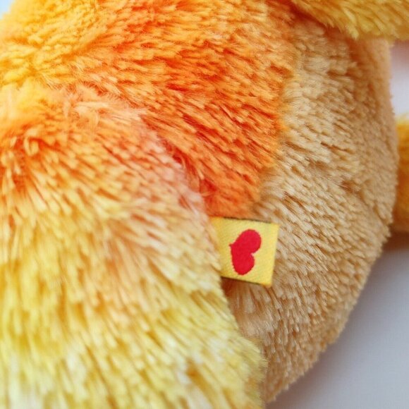 Build A Bear Yellow Orange Raptor Dinosaur Animal Plush Toy BAB Workshop 16" - Picture 6 of 7